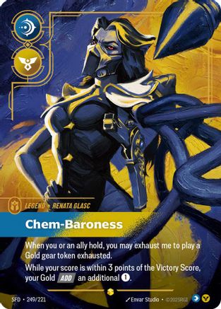 Renata Glasc - Chem-Baroness (Overnumbered) (249/221) [Spiritforged] Foil Riftbound Singles Riot Games