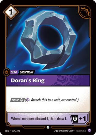 Doran's Ring (124/221) [Spiritforged] Riftbound Singles Riot Games