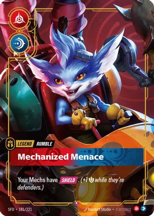 Rumble - Mechanized Menace (181/221) [Spiritforged] Foil Riftbound Singles Riot Games