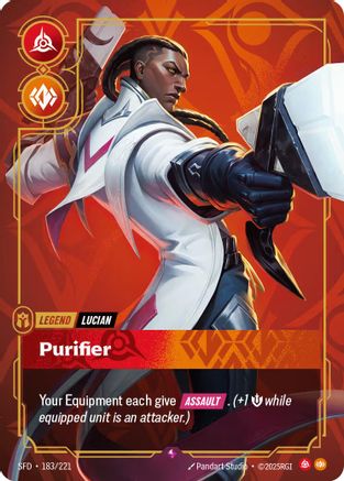 Lucian - Purifier (183/221) [Spiritforged] Foil Riftbound Singles Riot Games