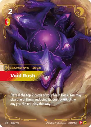 Void Rush (188/221) [Spiritforged] Foil Riftbound Singles Riot Games