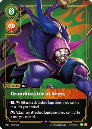Jax - Grandmaster At Arms (193/221) [Spiritforged] Foil Riftbound Singles Riot Games