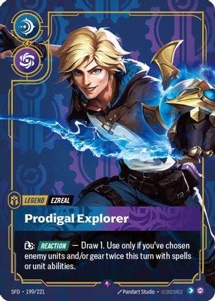 Ezreal - Prodigal Explorer (199/221) [Spiritforged] Foil Riftbound Singles Riot Games
