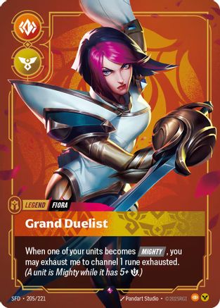 Fiora - Grand Duelist (205/221) [Spiritforged] Foil Riftbound Singles Riot Games