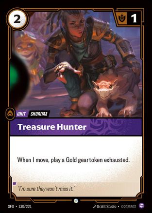Treasure Hunter (130/221) [Spiritforged] Foil Riftbound Singles Riot Games
