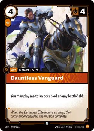 Dauntless Vanguard (093/221) [Spiritforged] Riftbound Singles Riot Games