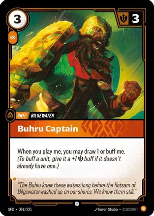 Buhru Captain (091/221) [Spiritforged] Foil Riftbound Singles Riot Games