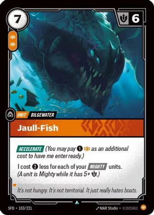 Jaull-Fish (103/221) [Spiritforged] Foil Riftbound Singles Riot Games