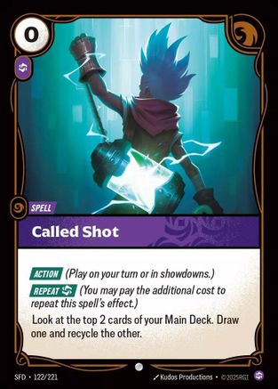 Called Shot (122/221) [Spiritforged] Riftbound Singles Riot Games