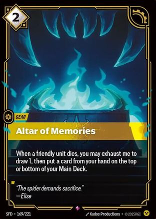 Altar of Memories (169/221) [Spiritforged] Foil Riftbound Singles Riot Games