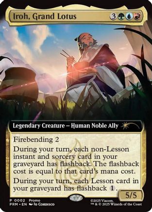 Iroh, Grand Lotus (Extended Art) (UMP-002) [Misc] Unique and Miscellaneous Promos Foil MTG Single Unique and Miscellaneous Promos