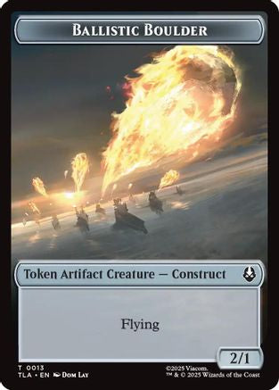 Ballistic Boulder // Food (0019) Double-Sided Token (TLA-13 // 19) [Avatar: The Last Airbender] MTG Single Wizards of the Coast