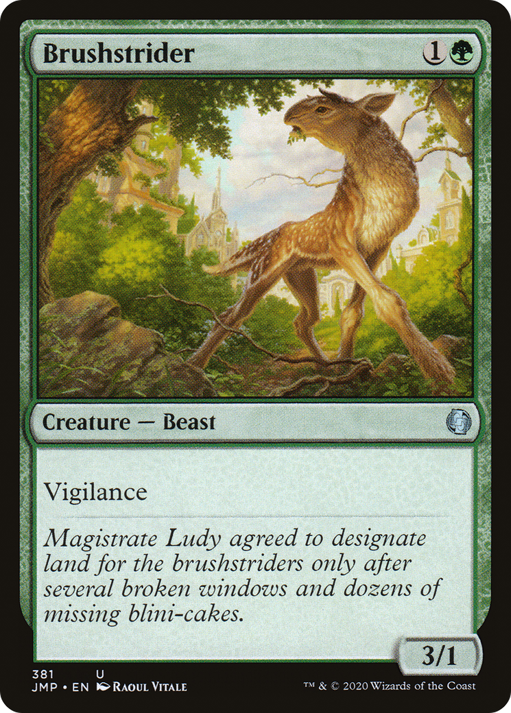 Brushstrider (JMP-381) [Jumpstart] MTG Single Wizards of the Coast