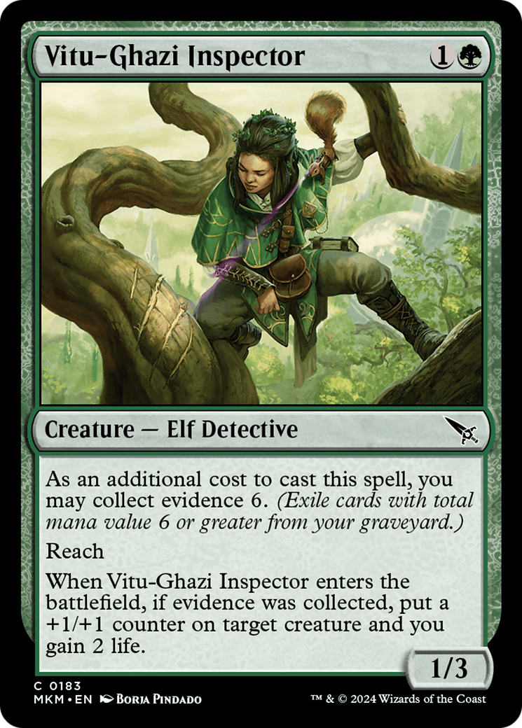Vitu-Ghazi Inspector (MKM-183) [Murders at Karlov Manor] Foil MTG Single Murders at Karlov Manor
