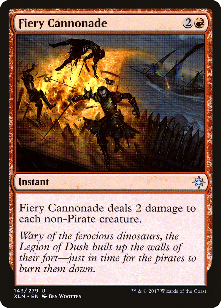 Fiery Cannonade (XLN-143) [Ixalan] Foil MTG Single Wizards of the Coast