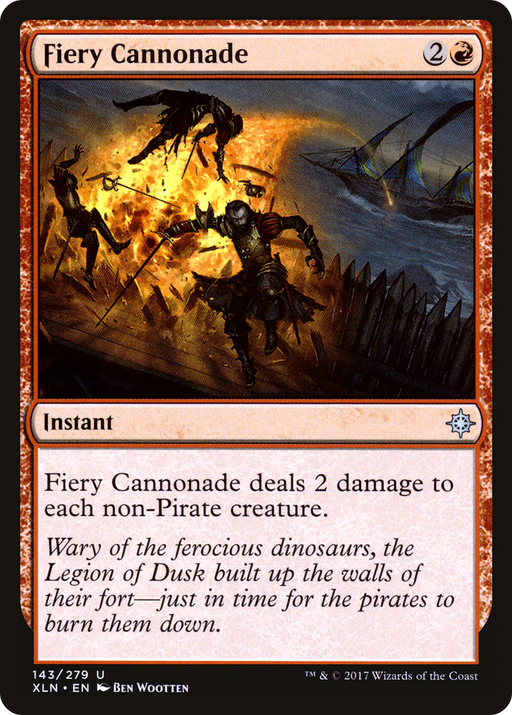 Fiery Cannonade (XLN-143) [Ixalan] MTG Single Wizards of the Coast