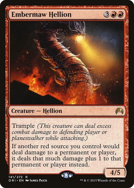 Embermaw Hellion (ORI-141) [Magic Origins] MTG Single Wizards of the Coast