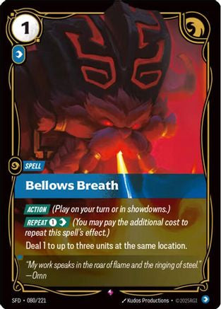 Bellows Breath (080/221) [Spiritforged] Foil Riftbound Singles Riot Games