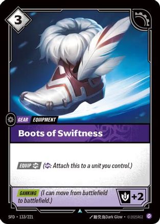 Boots of Swiftness (133/221) [Spiritforged] Foil Riftbound Singles Riot Games