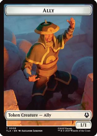 Ally (0006) // Soldier (0002) Double-Sided Token (TLA-6 // 2) [Avatar: The Last Airbender] MTG Single Wizards of the Coast