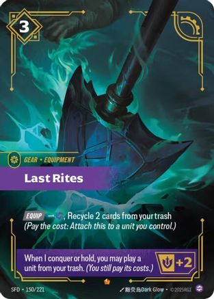 Last Rites (150/221) [Spiritforged] Foil Riftbound Singles Riot Games