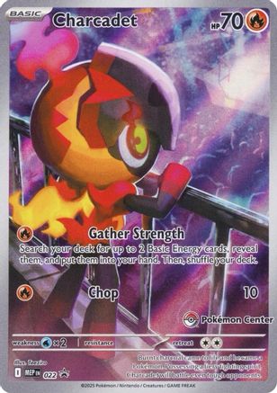 Charcadet - 022 (Pokemon Center Exclusive) (22) Holofoil [ME Mega Evolution Promo] Pokemon Single Pokémon