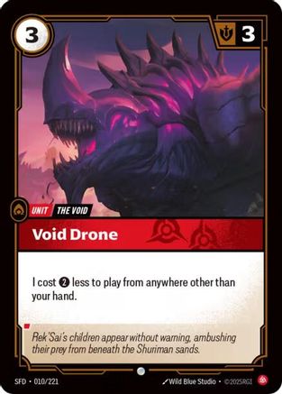 Void Drone (010/221) [Spiritforged] Riftbound Singles Riot Games