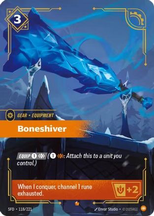 Boneshiver (118/221) [Spiritforged] Foil Riftbound Singles Riot Games