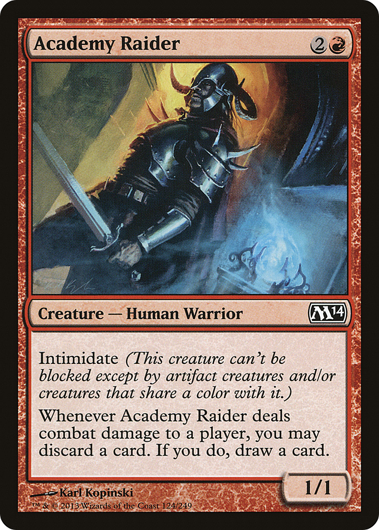 Academy Raider (M14-124) [Magic 2014] Foil MTG Single Wizards of the Coast
