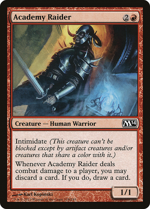 Academy Raider (M14-124) [Magic 2014] Foil MTG Single Wizards of the Coast