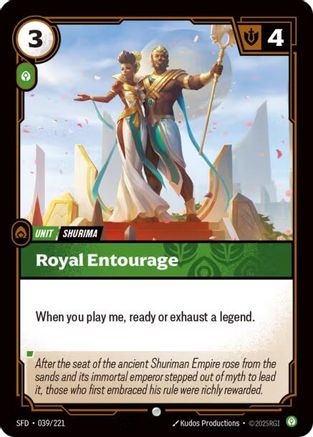 Royal Entourage (039/221) [Spiritforged] Foil Riftbound Singles Riot Games