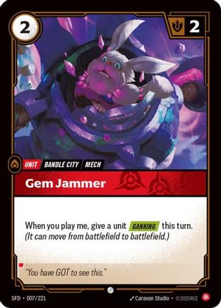 Gem Jammer (007/221) [Spiritforged] Foil Riftbound Singles Riot Games