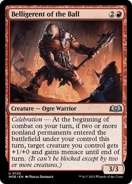 Belligerent of the Ball (WOE-120) [Wilds of Eldraine] MTG Single Wizards of the Coast