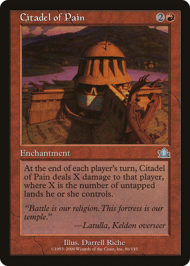 Citadel of Pain (PCY-086) [Prophecy] MTG Single Wizards of the Coast