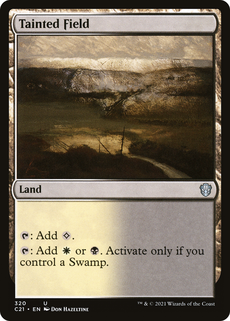 Tainted Field (C21-320) [Commander 2021] MTG Single Wizards of the Coast