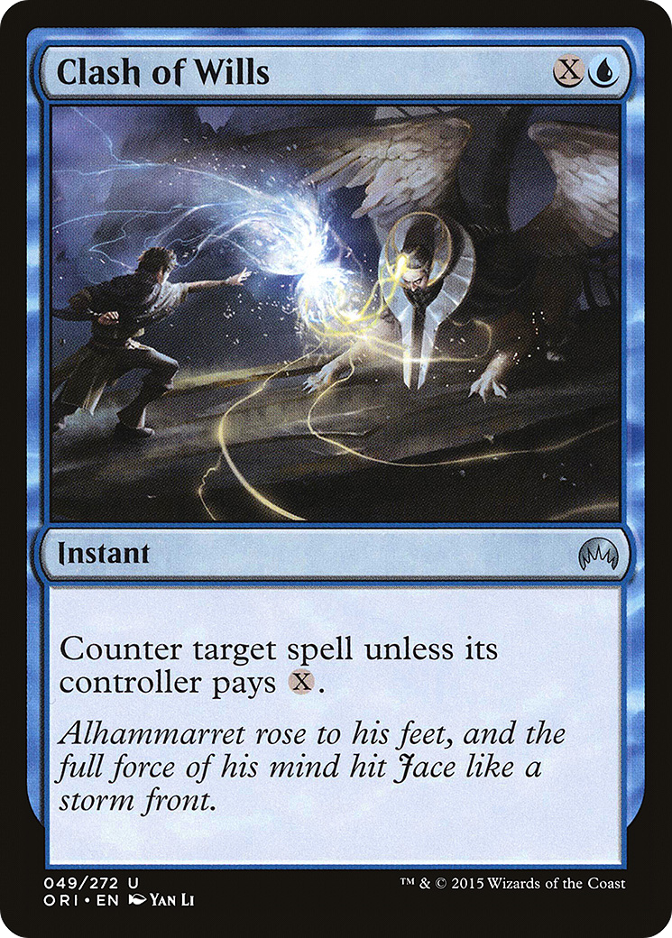 Clash of Wills (ORI-049) [Magic Origins] MTG Single Wizards of the Coast