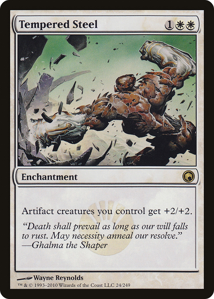 Tempered Steel (SOM-024) [Scars of Mirrodin] MTG Single Wizards of the Coast
