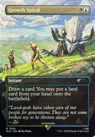 Growth Spiral (SLD-7054) [Secret Lair] Drop Series MTG Single Wizards of the Coast
