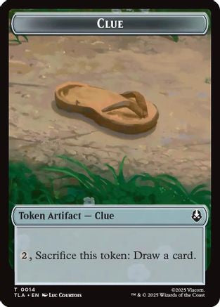 Clue (0014) // Copy (0002) Double-Sided Token (TLA-14 // 2) [Avatar: The Last Airbender] MTG Single Wizards of the Coast