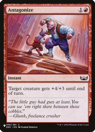 Antagonize (LIST-100) [Mystery Booster] The List Reprints MTG Single Wizards of the Coast