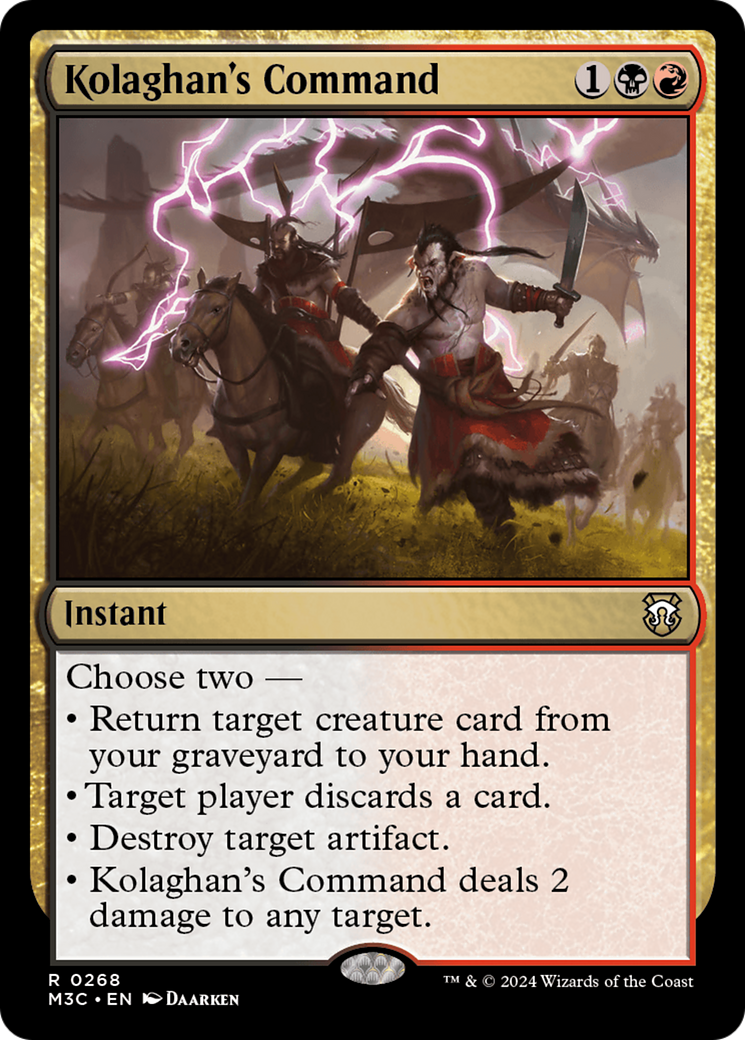 Kolaghan's Command (M3C-268) [Modern Horizons 3 Commander] MTG Single Wizards of the Coast