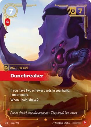 Dunebreaker (027/221) [Spiritforged] Foil Riftbound Singles Riot Games