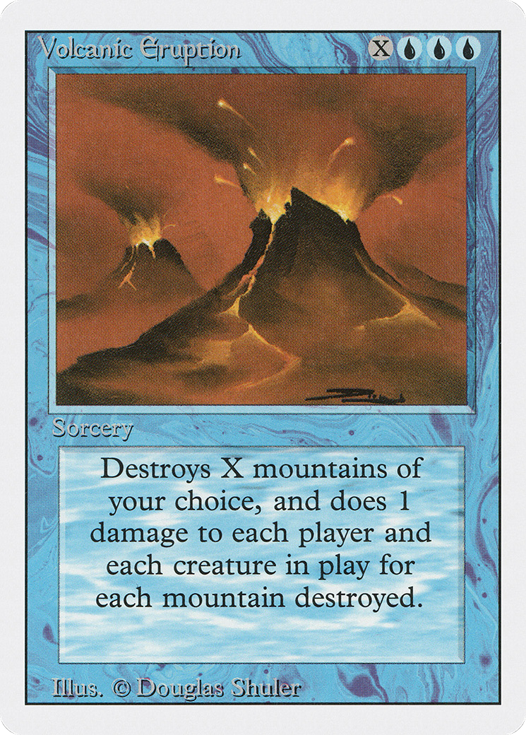 Volcanic Eruption (3ED-089) [Revised Edition] MTG Single Wizards of the Coast