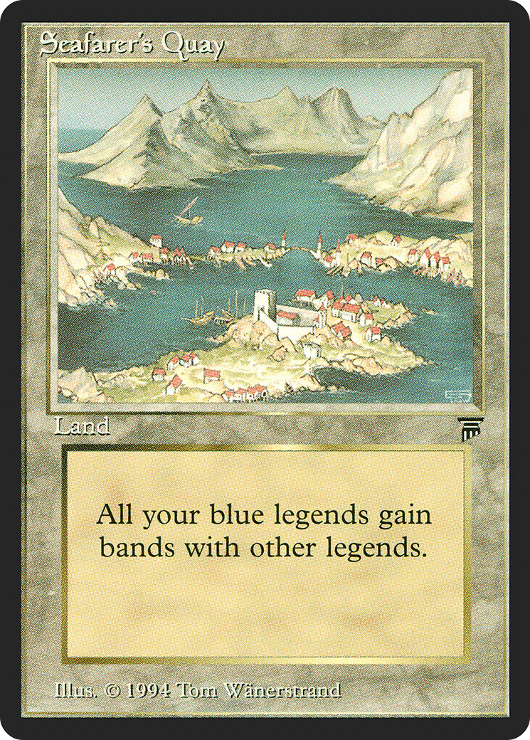 Seafarer's Quay (LEG-) [Oldschool] Legends MTG Single Wizards of the Coast