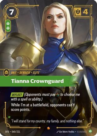 Tianna Crownguard (060/221) [Spiritforged] Foil Riftbound Singles Riot Games