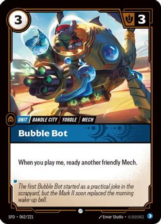 Bubble Bot (062/221) [Spiritforged] Foil Riftbound Singles Riot Games