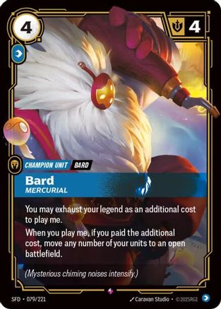 Bard - Mercurial (079/221) [Spiritforged] Foil Riftbound Singles Riot Games