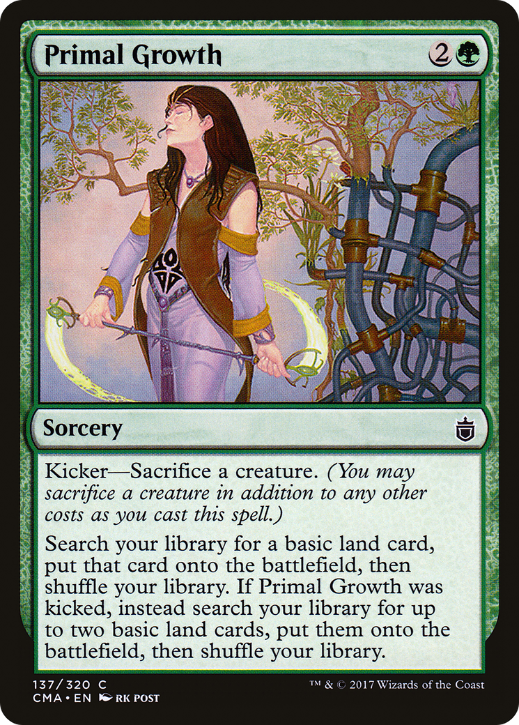 Primal Growth (CMA-137) [Commander Anthology] MTG Single Wizards of the Coast