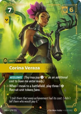 Corina Veraza (179/221) [Spiritforged] Foil Riftbound Singles Riot Games