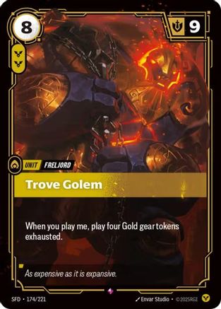 Trove Golem (174/221) [Spiritforged] Foil Riftbound Singles Riot Games